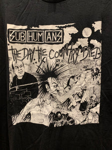 SUBHUMANS - The Day the Country Died shirt