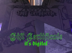 Abraxas Digital Gift Certificate