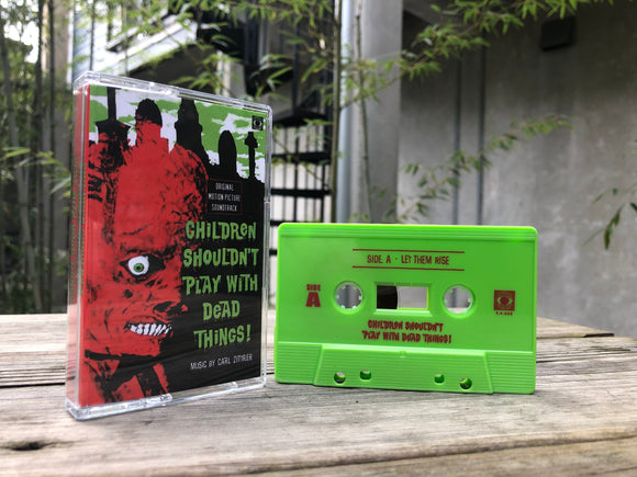CARL ZITTRER - Children Shouldn't Play With Dead Things Original Soundtrack cassette