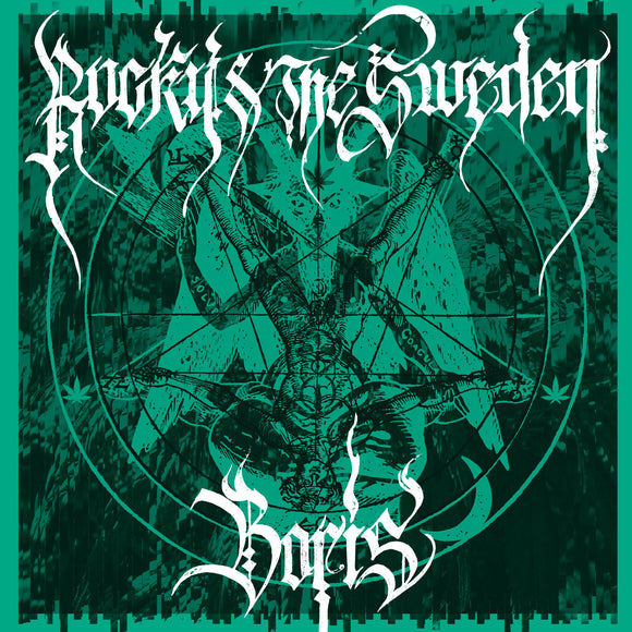 ROCKY & THE SWEDEN / BORIS - split LP (green)