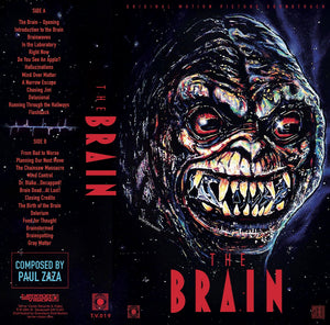 PAUL ZAZA - THE BRAIN Original Soundtrack cassette