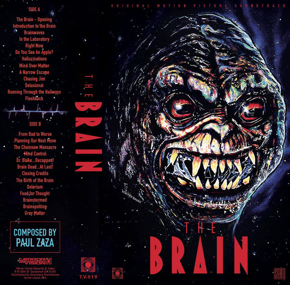 PAUL ZAZA - THE BRAIN Original Soundtrack cassette