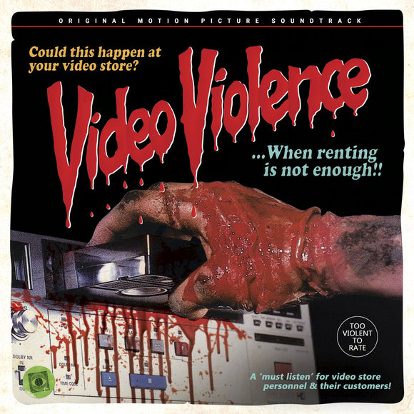 GORDON OVSIEW - VIDEO VIOLENCE ORIGINAL SOUNDTRACK LP (pink) OOP First Press