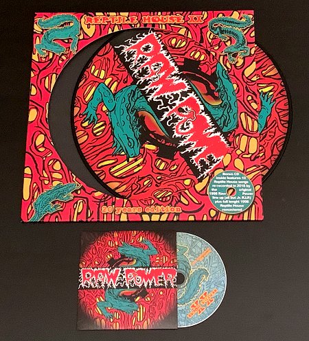 RAW POWER - Reptile House – XX Anniversary picture LP + CD